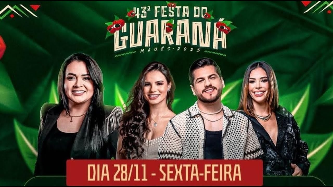 AO VIVO - 1ª NOITE FESTA DO GUARANÁ - BANDA MAGNÍFICOS E KLESSINHA